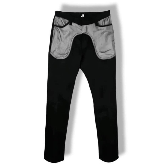 Quần Jean Obsess Mix Họa Tiết Túi Quần Siêu Đỉnh - Quần Jeans Obsess Đen Trơn Phối Túi Màu Tinh Tế