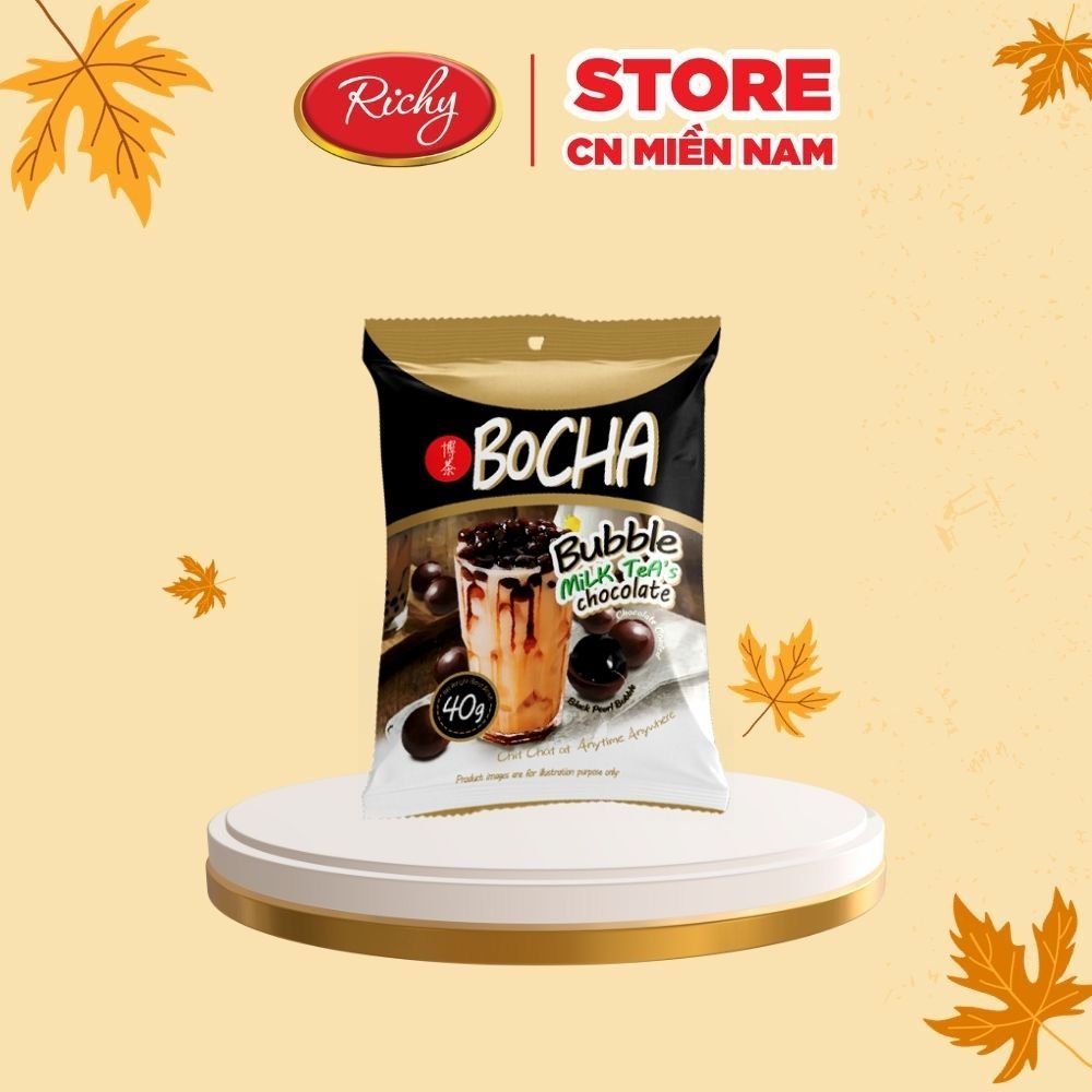 Kẹo trà sữa Bocha Richy gói 40 gram