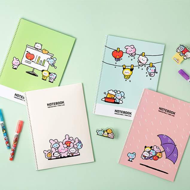 Sổ tay lò xo BT21 MININI NOTEBOOK