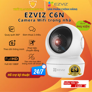 Camera wifi không dây Ezviz C6N 2M 1080P, 4M 2K quay quét 360 độ đàm thoại 2 chiều loa to bảo hành 2 năm