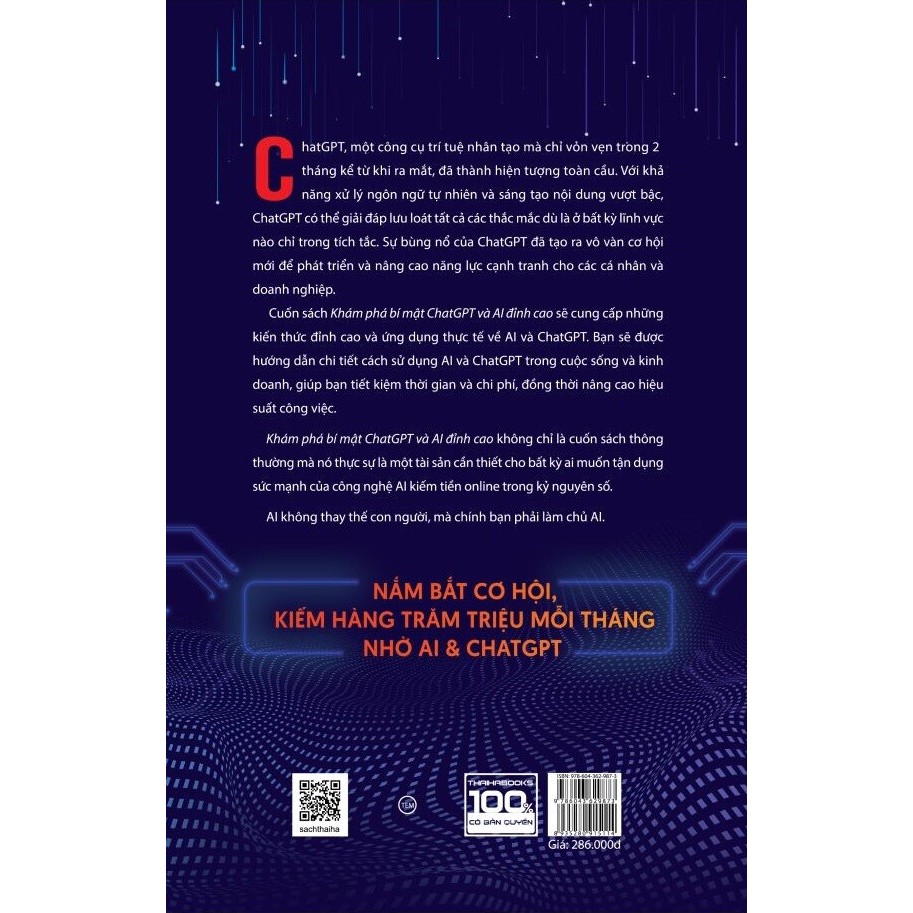 Sách - Khám phá bí mật ChatGPT và AI đỉnh cao - Thái Hà