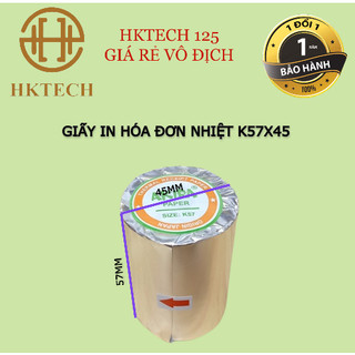 Giấy in hóa đơn k57x45 akira, dùng cho máy in bill để bàn k57,58 xprinter 58iih, gprinter 58