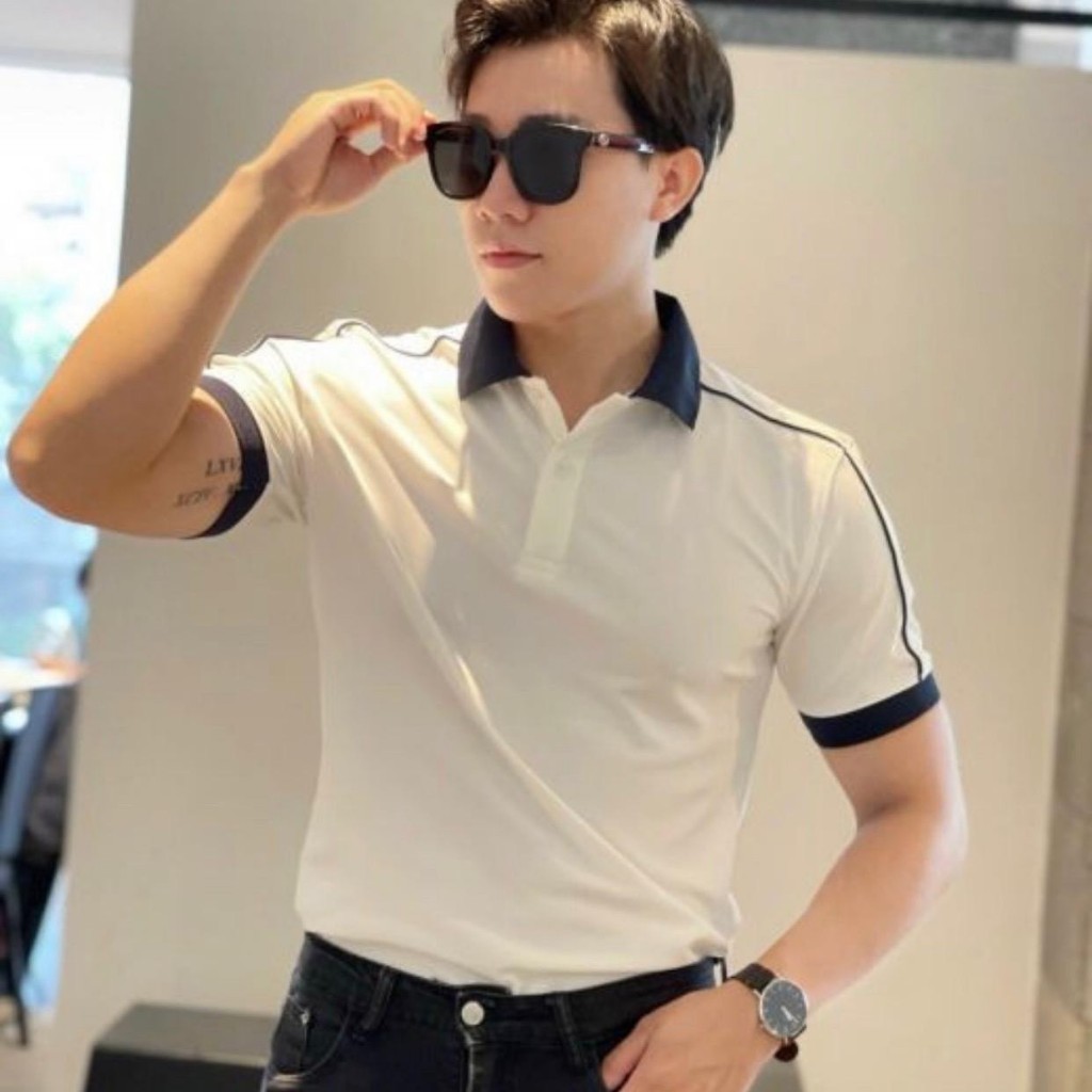 Áo Polo Nam Tay Ngắn Cổ Trụ Fisherman FM01 Vải Cotton Mềm Mịn Cao Cấp Thiết Kế Trẻ Trung Thanh Lịch