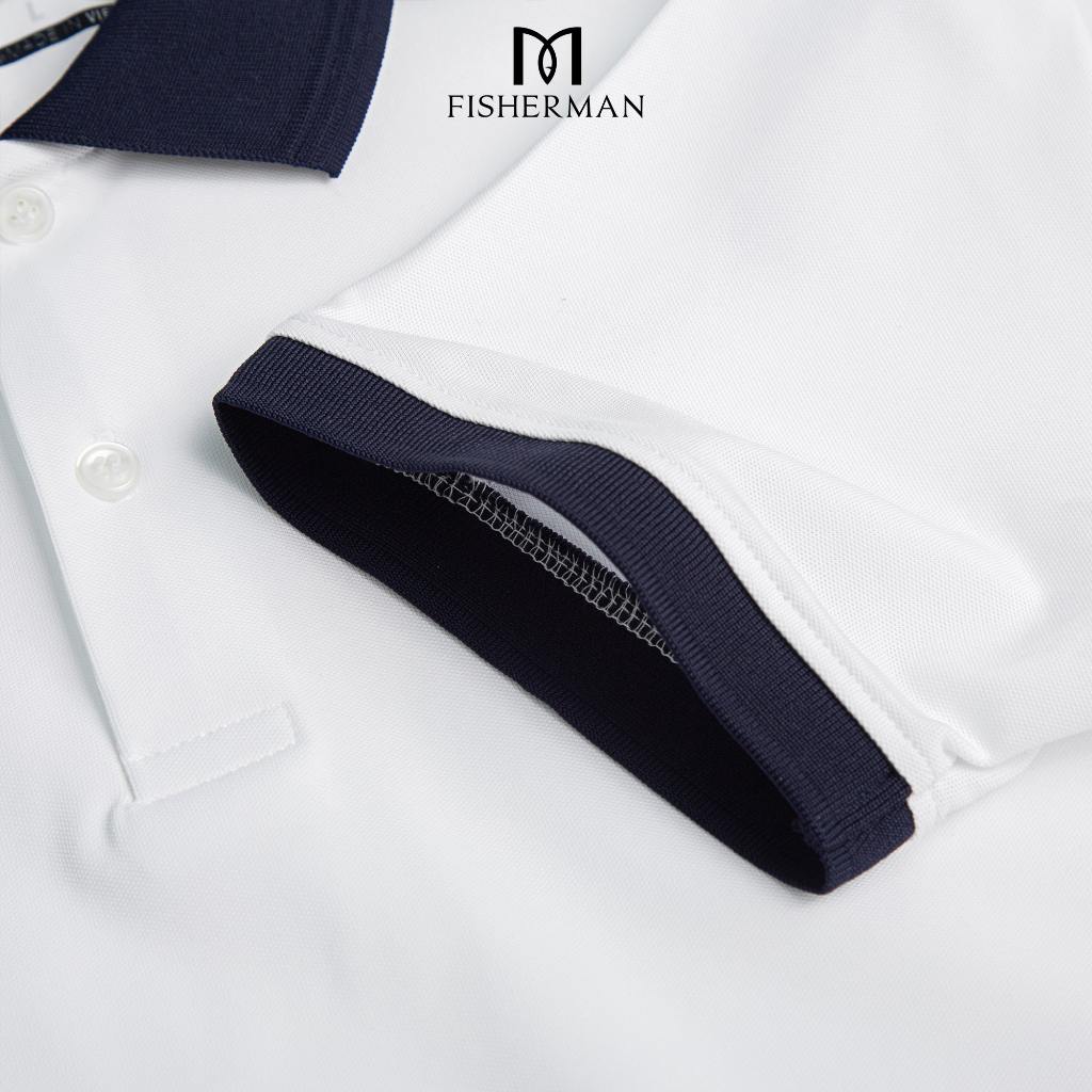 Áo Polo Nam Tay Ngắn Cổ Trụ Fisherman FM01 Vải Cotton Mềm Mịn Cao Cấp Thiết Kế Trẻ Trung Thanh Lịch