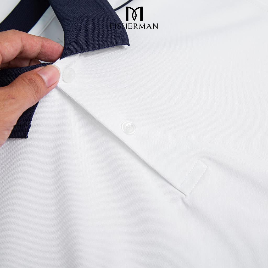 Áo Polo Nam Tay Ngắn Cổ Trụ Fisherman FM01 Vải Cotton Mềm Mịn Cao Cấp Thiết Kế Trẻ Trung Thanh Lịch