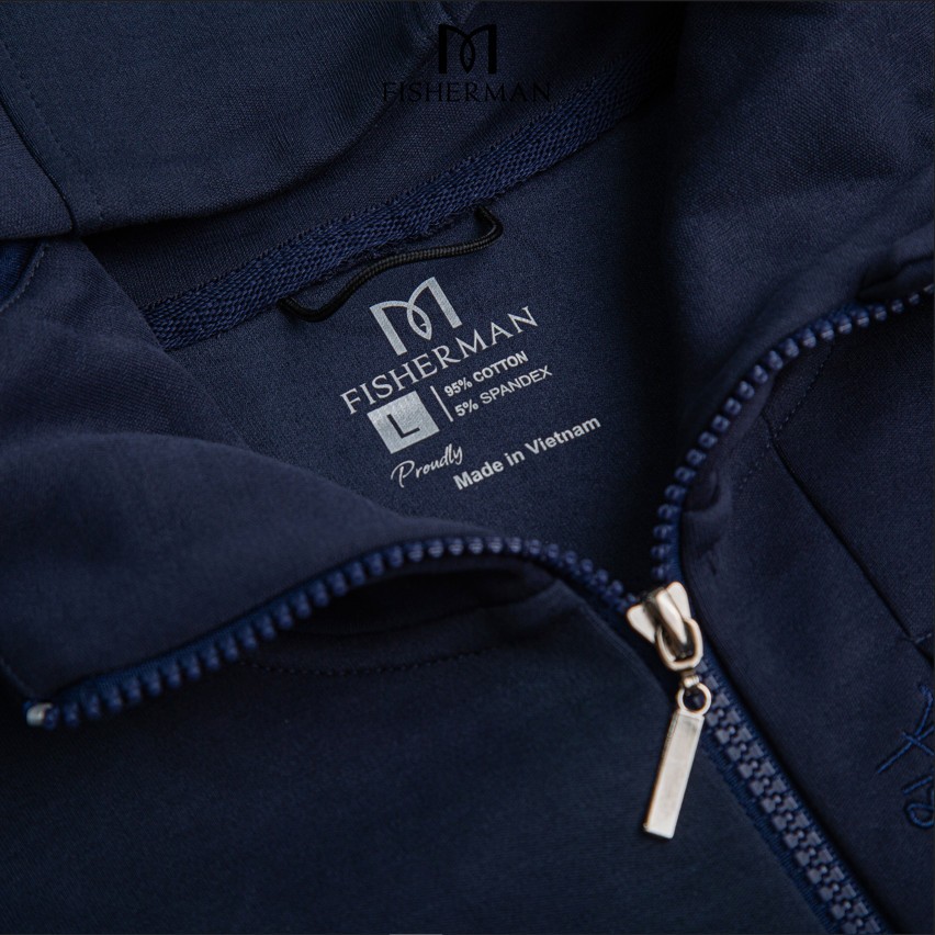 Bộ nỉ nam thu đông dài tay kéo khóa chất liệu cao cấp trẻ trung năng động FM-11 Fisherman