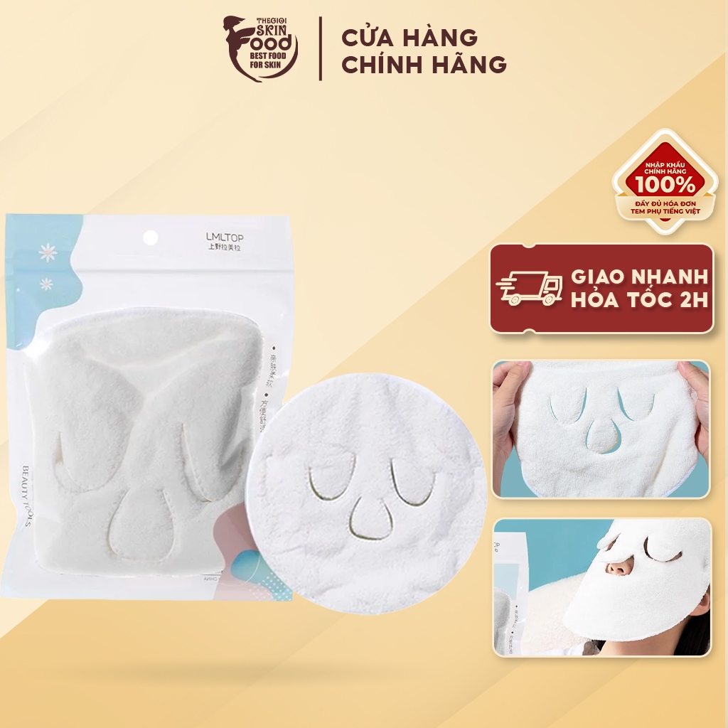 Khăn Mặt Nạ Chườm Nóng Lạnh Có Dây Đeo Làm Thư Giãn, Giảm Sưng LMLTOP - SY402