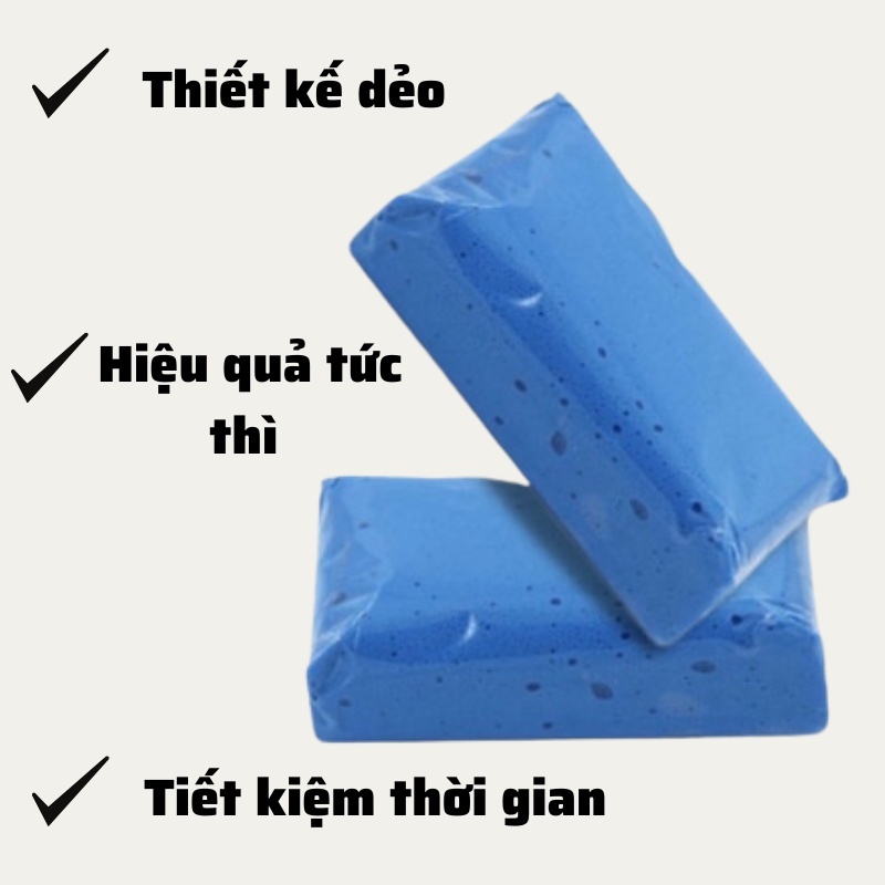 Tẩy đất sét siêu dẻo Xeta dành cho ô tô không gây trầy xước, giúp kính vỏ sơn xe sạch sáng bóng