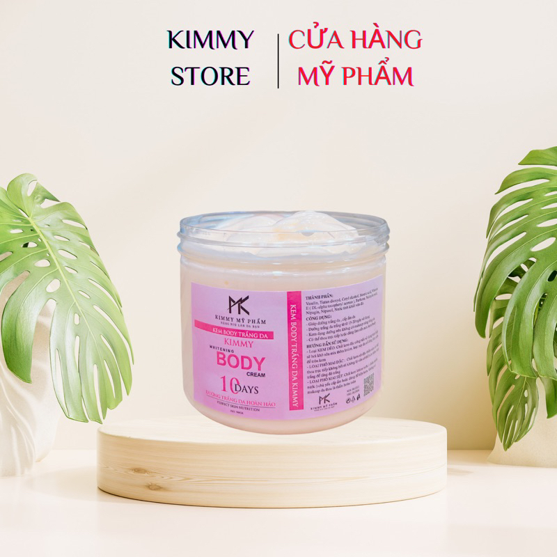 Lẻ hộp 500g kem phô mai sệt kimmy - whitening body lotion