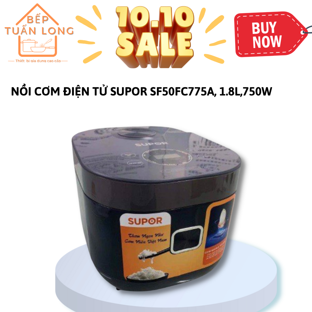 Nồi Cơm Điện Tử Supor SF50FC775A , 1,8L, 750W, Hàng Chính Hãng Bảo Hành 12 Tháng