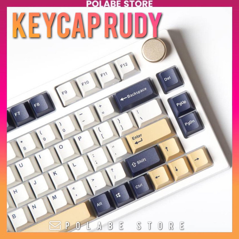 Keycap Cherry Manta Rudy cherry Profile dùng trên nhiều layout bàn phím cơ - Polabe Store
