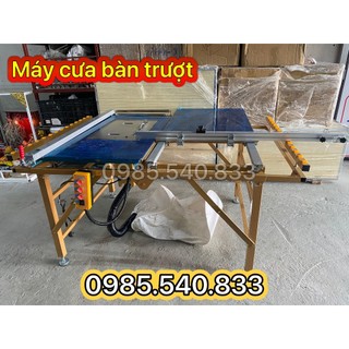 Máy cưa bàn trượt MD3C ( 2 lưỡi, nâng hạ lưỡi bằng điện, công suất động cơ ổn định,...)