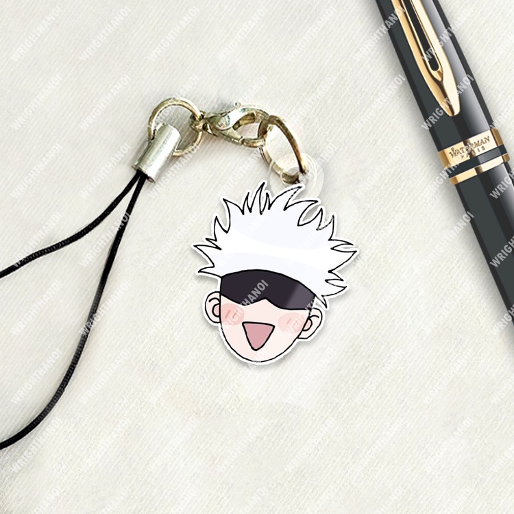 Móc khoá mica anime Chú Thuật Sư Hồi Chiến ujutsu kaisen Gojo thiết kế miễn phí theo yêu cầu