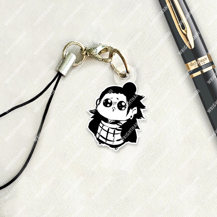 Móc khoá mica anime Chú Thuật Sư Hồi Chiến ujutsu kaisen Gojo thiết kế miễn phí theo yêu cầu