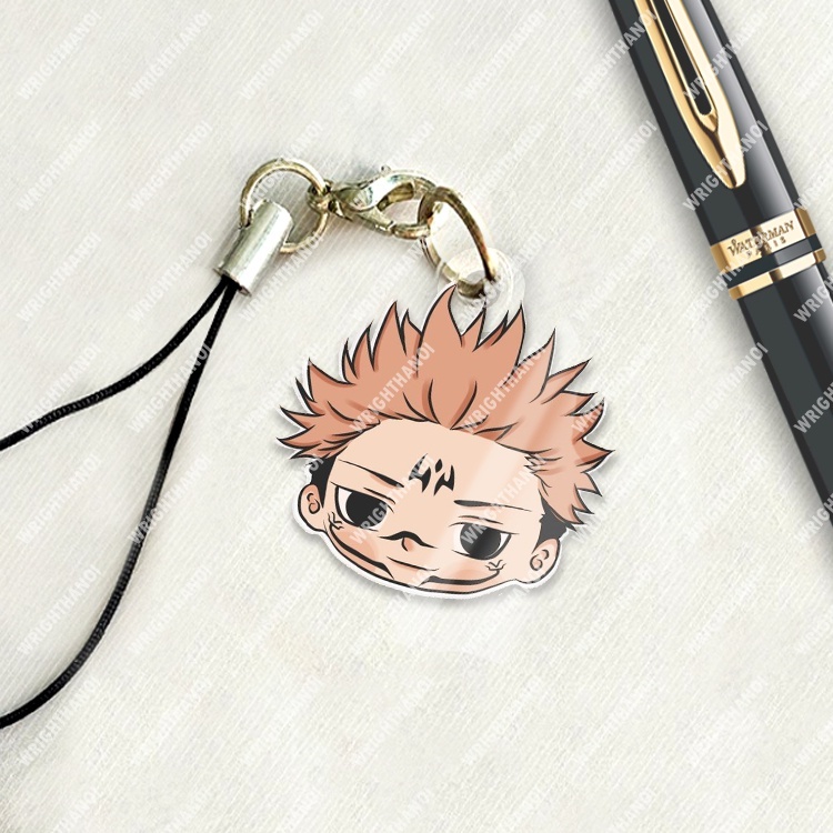 Móc khoá mica anime Chú Thuật Sư Hồi Chiến ujutsu kaisen Gojo thiết kế miễn phí theo yêu cầu