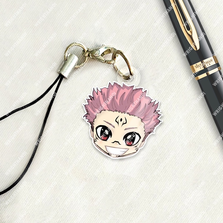 Móc khoá mica anime Chú Thuật Sư Hồi Chiến ujutsu kaisen Gojo thiết kế miễn phí theo yêu cầu