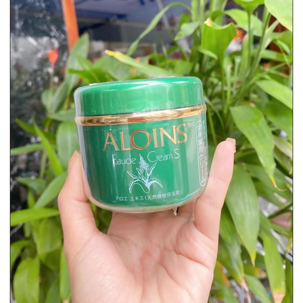 Kem Xanh Lô hội Aloins Eaude Cream Dưỡng Da Toàn Thân Hàng Nhật Bản