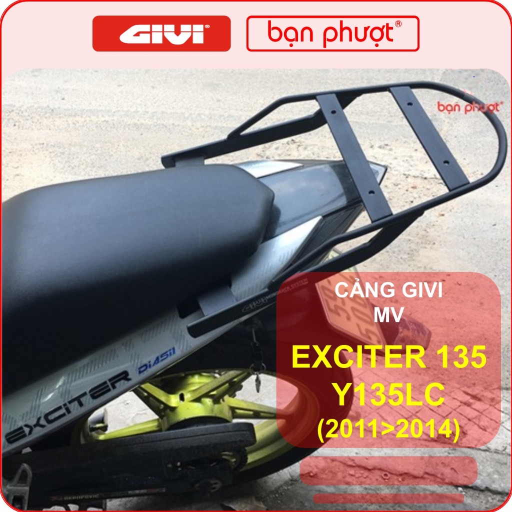 Baga Givi Sau Xe Exciter 135 5 Số, Ex135, Y135LC (2011>2014) - Cảng Givi Ex 135 5 Số, Exciter135