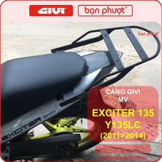 Baga Givi Sau Xe Exciter 135 5 Số, Ex135, Y135LC (2011>2014) - Cảng Givi Ex 135 5 Số, Exciter135, Y135LC - Bạn Phượt
