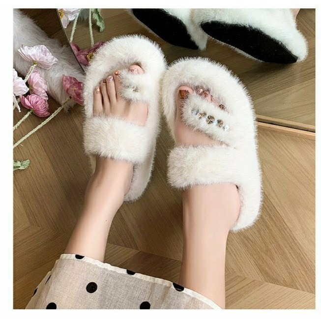 Dép lông cao cấp,siêu mềm ,dép nữ thời trang,dép lông xỏ ngón hàng hót