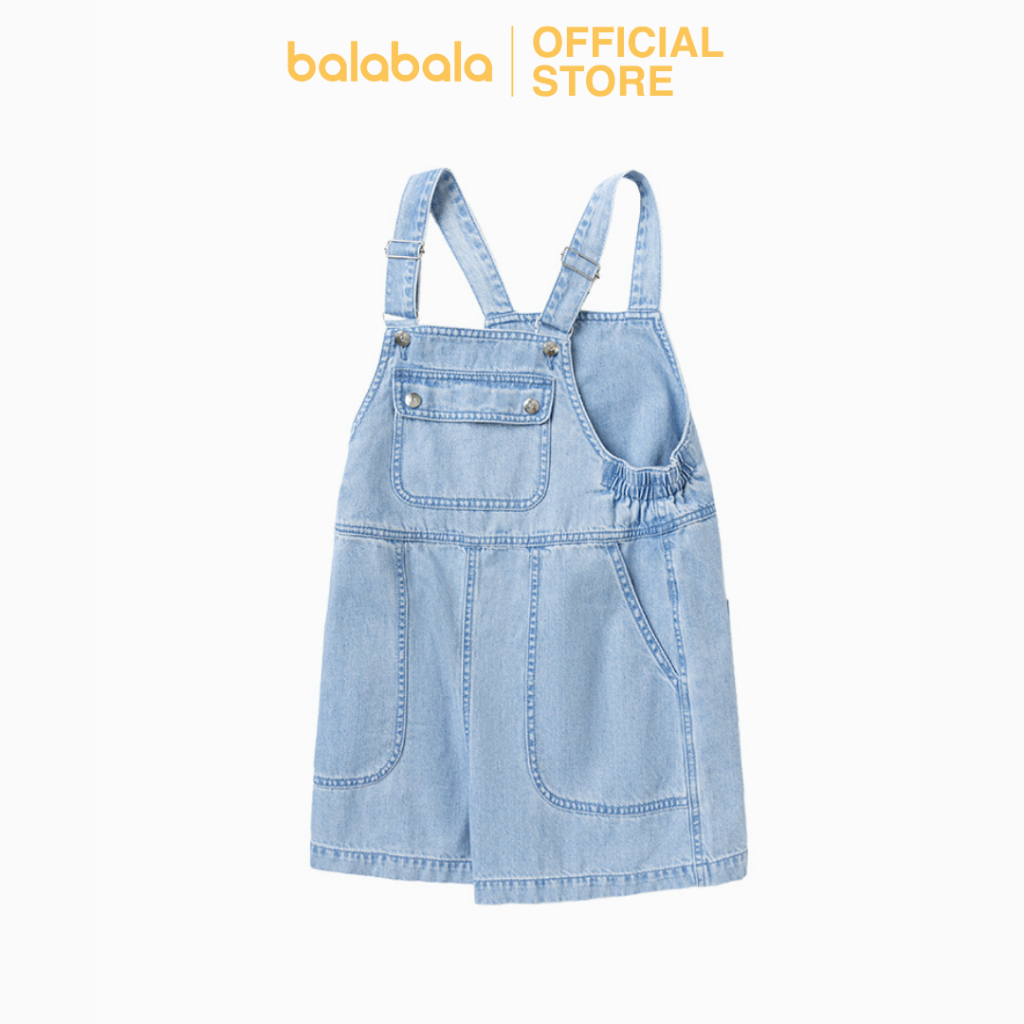 Yếm quần bé gái chất jeans BALABALA - KIDS 202223110001