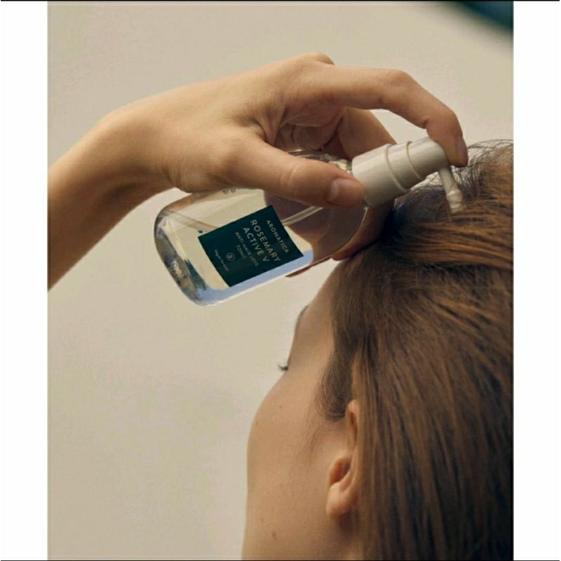 Xịt dưỡng Hương Thảo CHỐNG RỤNG TÓC + KÍCH THÍCH MỌC TÓC Aromatica Rosemary Active V Anti-Hair Loss Tonic 100ml