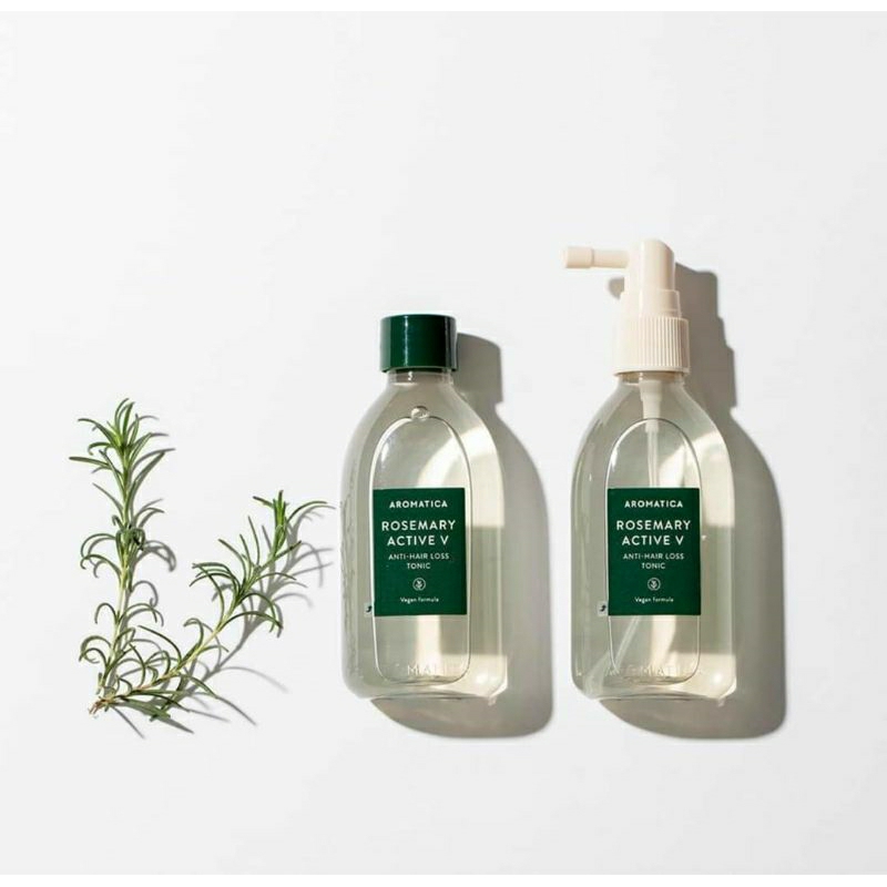 Xịt dưỡng Hương Thảo CHỐNG RỤNG TÓC + KÍCH THÍCH MỌC TÓC Aromatica Rosemary Active V Anti-Hair Loss Tonic 100ml
