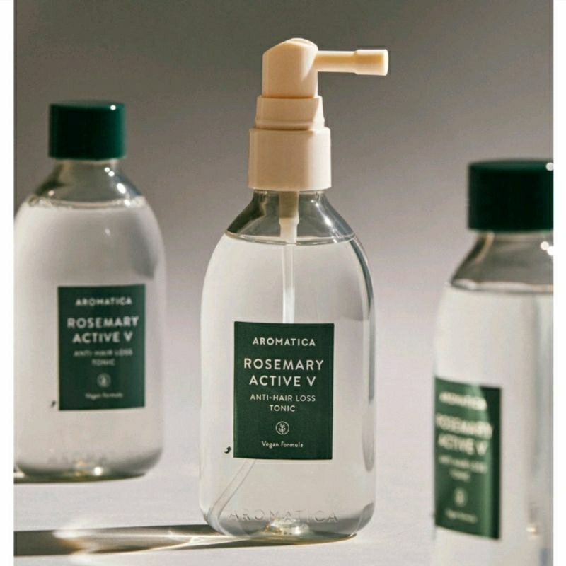 Xịt dưỡng Hương Thảo CHỐNG RỤNG TÓC + KÍCH THÍCH MỌC TÓC Aromatica Rosemary Active V Anti-Hair Loss Tonic 100ml