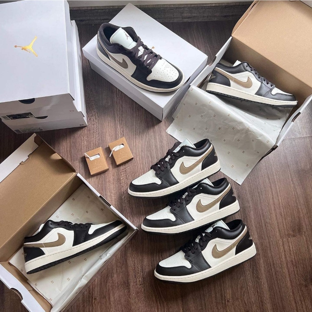 Giày Nike Air Jordan 1 Low ‘Shadow Brown’  DC0774-200 Chính Hãng giành cho nam nữ, Jordan shadow brown real FLEX SHOP