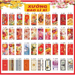 [Giá Sốc !!! ] combo 200 bao lì xì tết 2024
