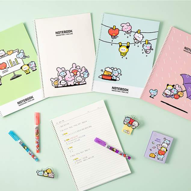 Sổ tay lò xo BT21 MININI NOTEBOOK