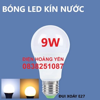 bóng đèn led 9w siêu sáng có thể dùng được ngoài trời và trong nhà