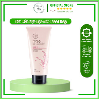 Sữa rửa mặt gạo the face shop - sữa rửa mặt hoàng thùy cosmetics hàn quốc giúp làm trắng da, dưỡng ẩm da 150ml