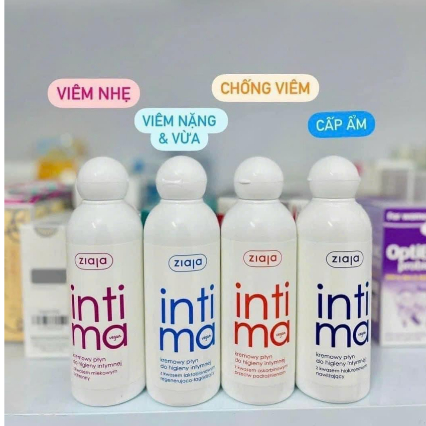 Dung dịch vệ sinh phụ nữ Intima Ziaja 200ml 500ml đủ màu cho mẹ