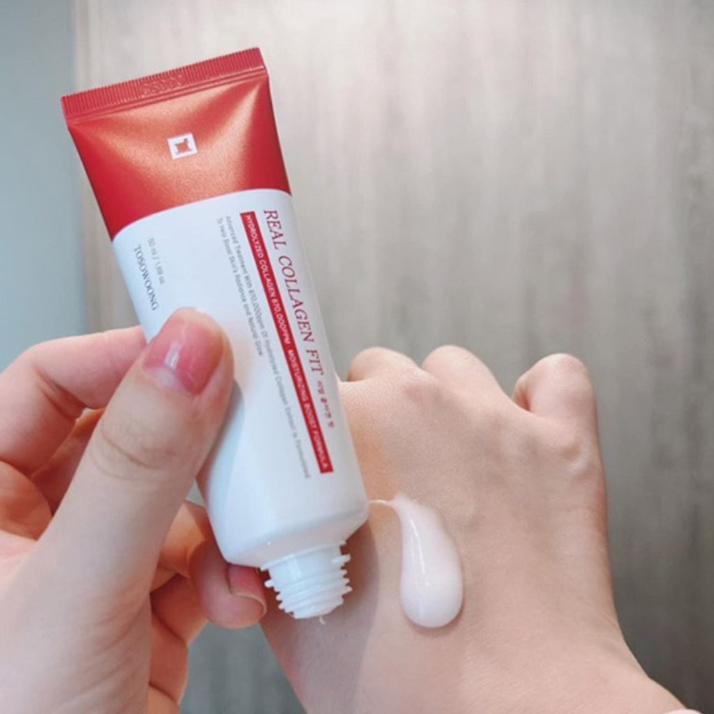 Peel Da Collagen Nano Căng Bóng Real Collagen Fit Hàn Quốc 50ml Giúp da trắng sáng, mịn màng