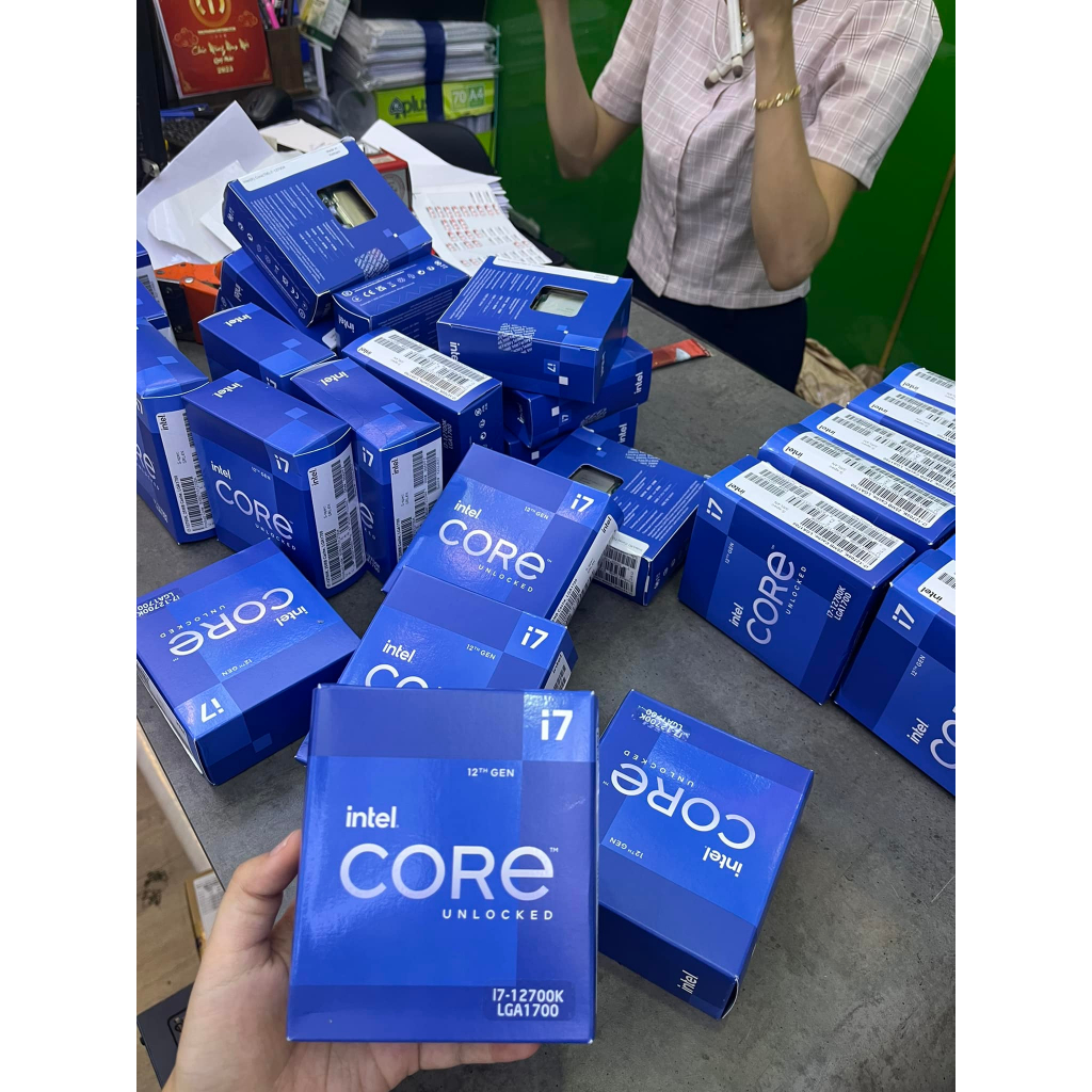 CPU INTEL CORE I7 12700K, i7 12700KF, i7 12700F, i7 12700 ,I7 13700K, i7 13700KF, i7 13700F, i7 13700 BOX NK & CT