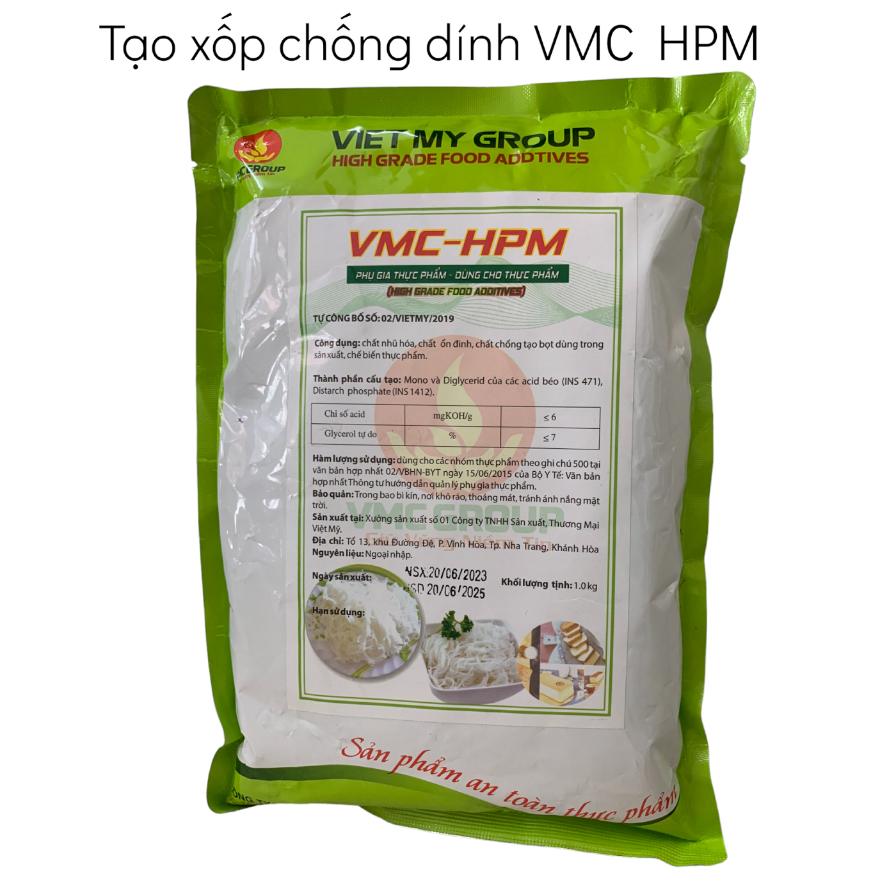 VMC HPM chống dính hạn chế gãy nứt sợi bún mì phở