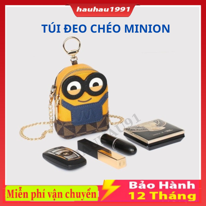 Túi Đeo Chéo Nữ Mini Hình Minion Dễ Thương🍀FREESHIP🍀 HÀNG ĐẸP