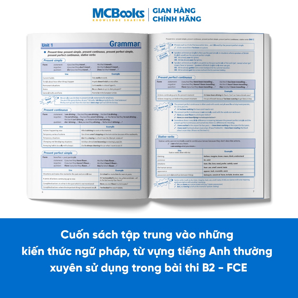 Sách - Destination B2 Grammar and Vocabulary  Tặng Audio và bài tập thực hành MCBooks