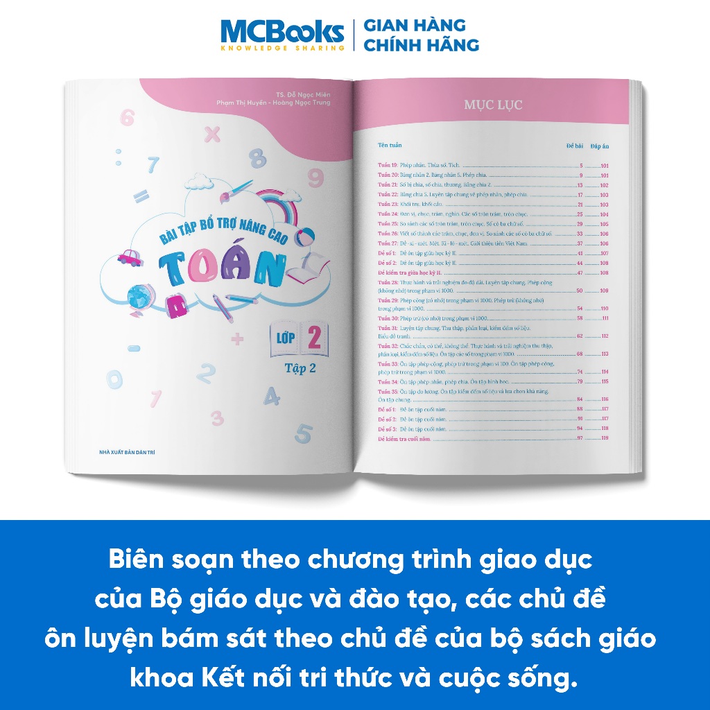 Sách - Combo Bài tập bổ trợ nâng cao Toán lớp 2