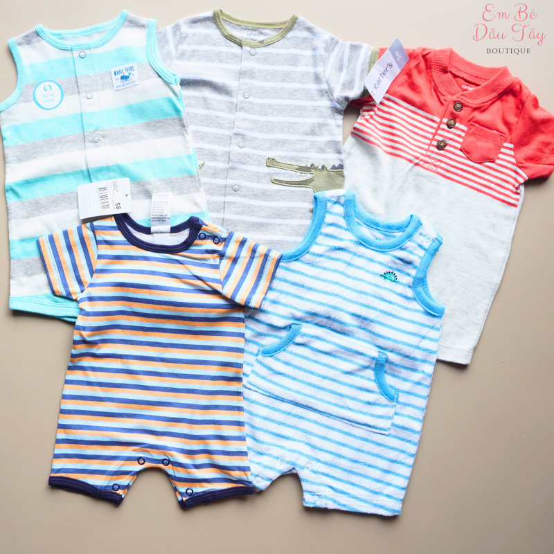 Body đùi bé trai, bộ đồ liền thân bé trai các hãng  xuất xịn , romper bé trai