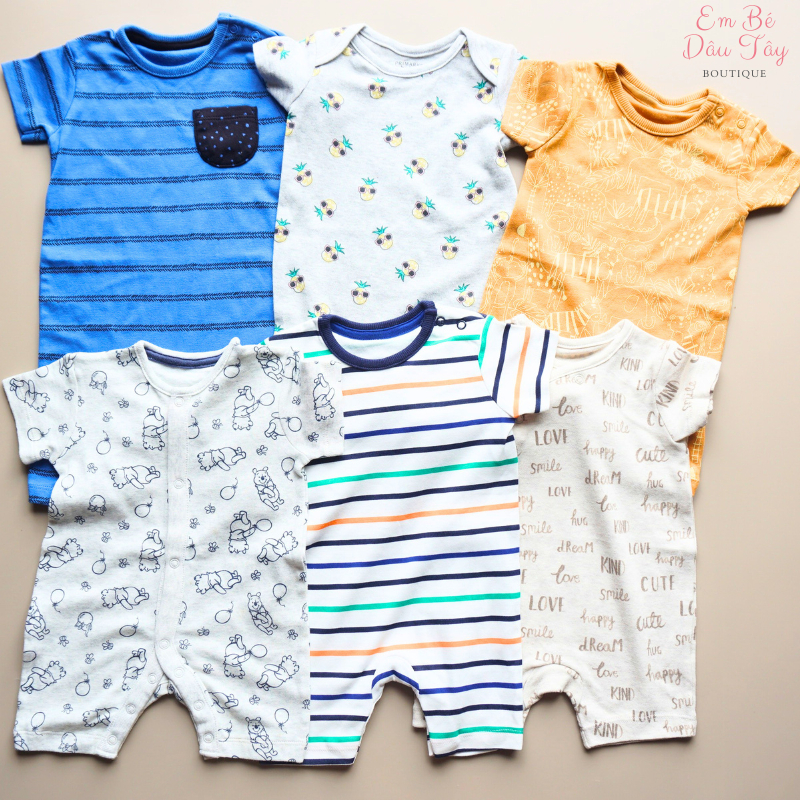 Body đùi bé trai, bộ đồ liền thân bé trai các hãng  xuất xịn , romper bé trai