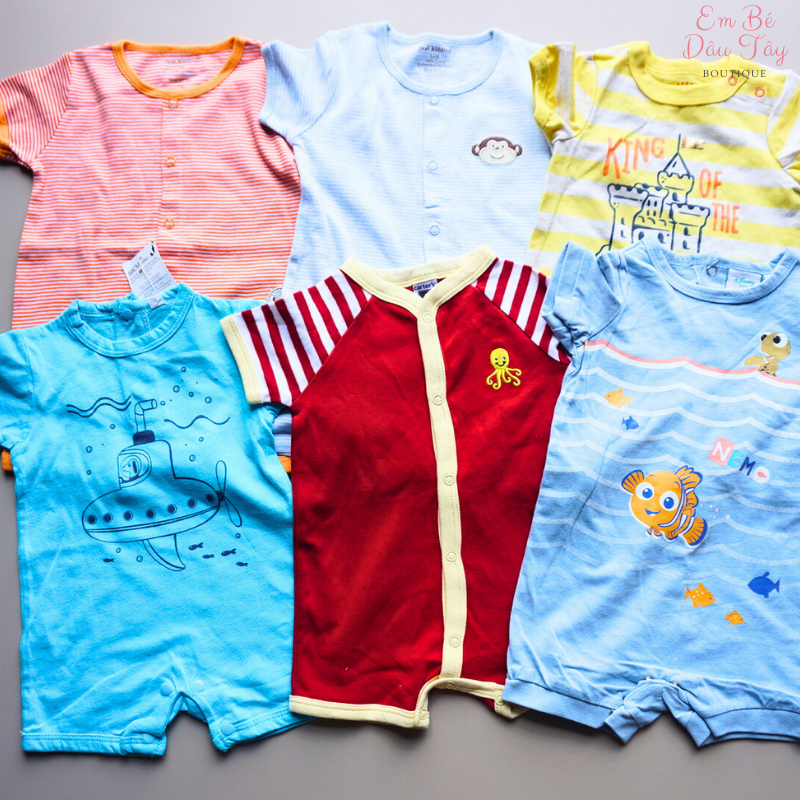 Body đùi bé trai, bộ đồ liền thân bé trai các hãng  xuất xịn , romper bé trai