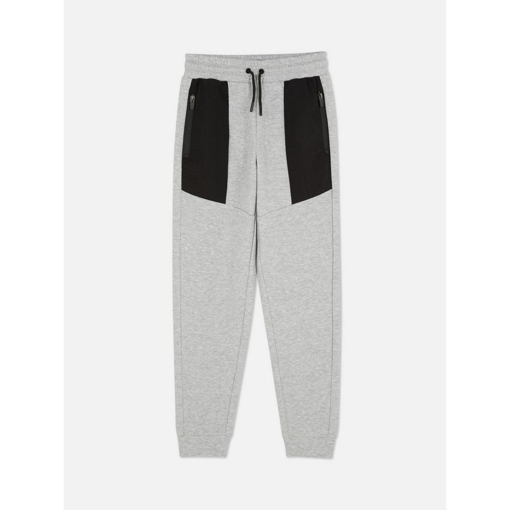 Bộ nỉ bé trai Pri mark pha màu xám đen