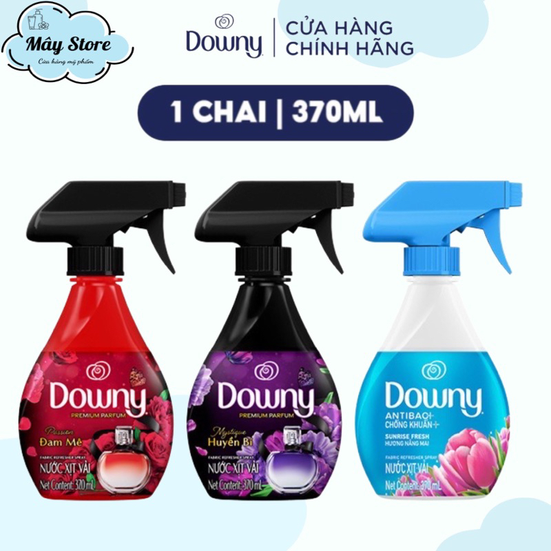 Xịt Vải DOWNY Khử Mùi Và Chống Khuẩn 99,9% Chai 370ml