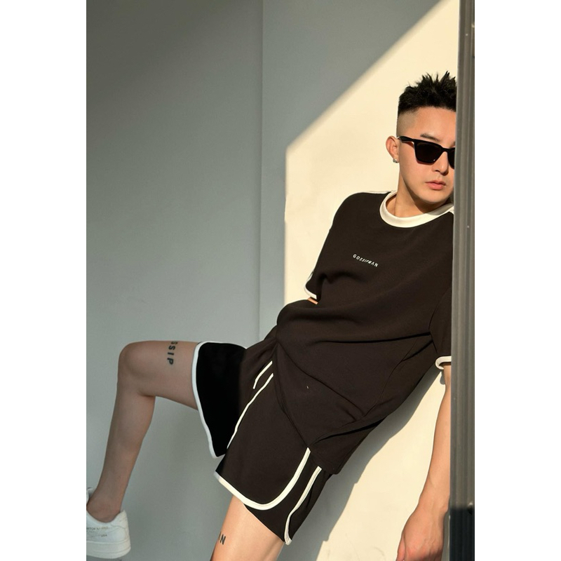Quần Short Unisex 2 viền cá tính Nam/ Nữ