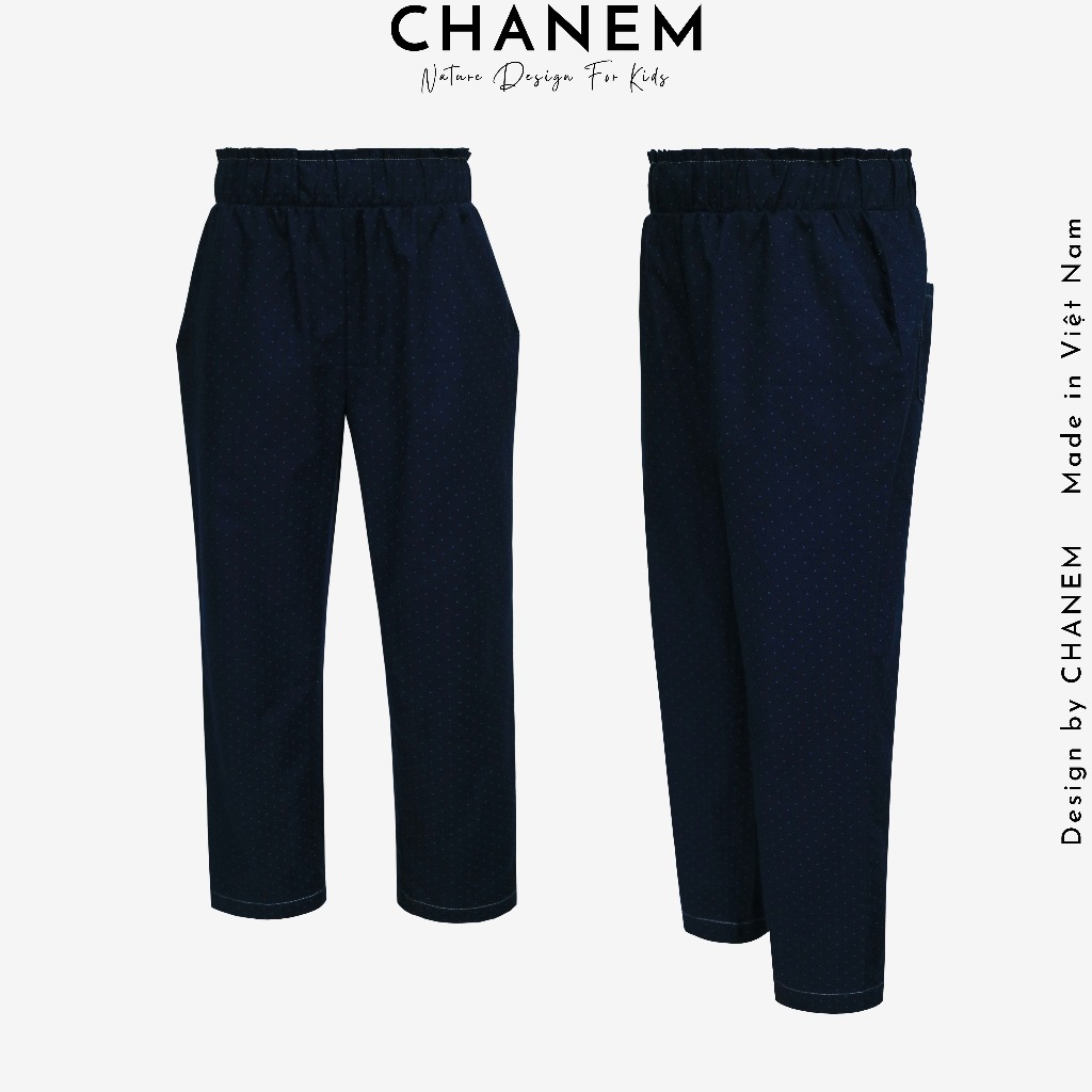 Quần dài cho bé gái NOMI CHANEM chất cotton cao cấp mềm mại cho bé từ 1 - 10 tuổi