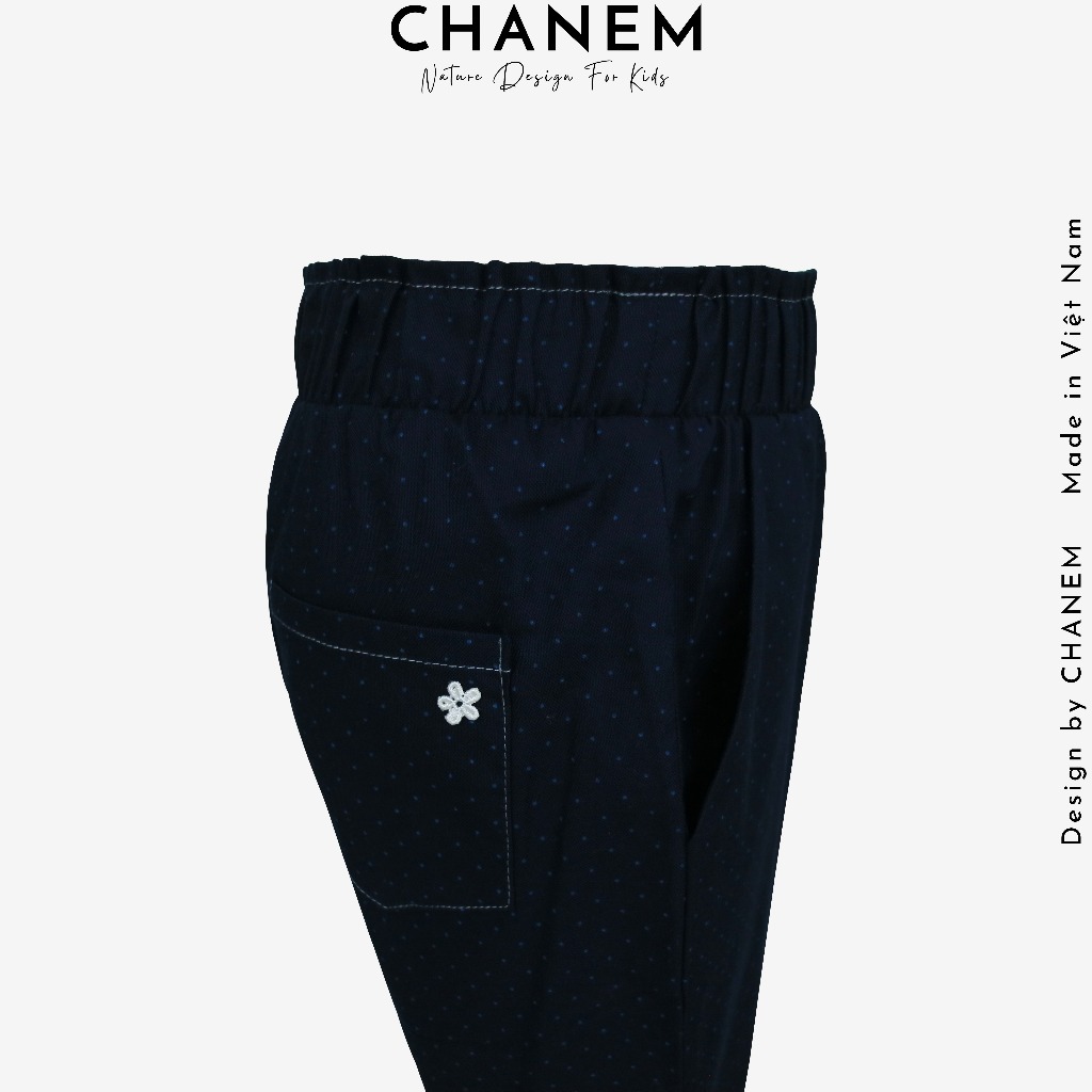 Quần dài cho bé gái NOMI CHANEM chất cotton cao cấp mềm mại cho bé từ 1 - 10 tuổi