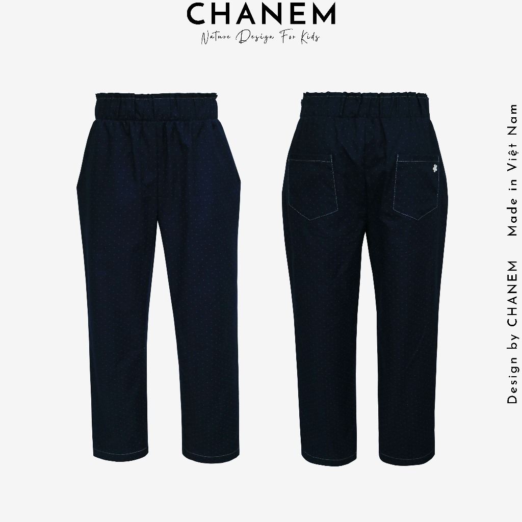 Quần dài cho bé gái NOMI CHANEM chất cotton cao cấp mềm mại cho bé từ 1 - 10 tuổi