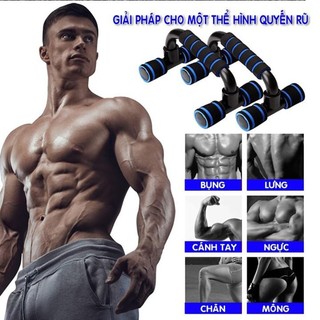 Dụng cụ Hít Đất Push up tập gym chống đẩy độ bền cao, Dụng cụ chống đẩy sức chịu nặng siêu khỏe tại nhà cao cấp